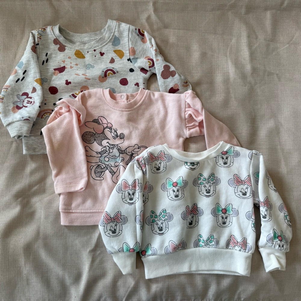 Disney Sweatshirt Bundle - 12m